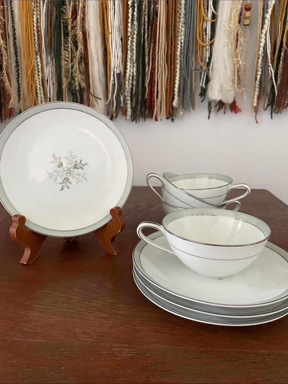 Vintage noritake China plates and cups